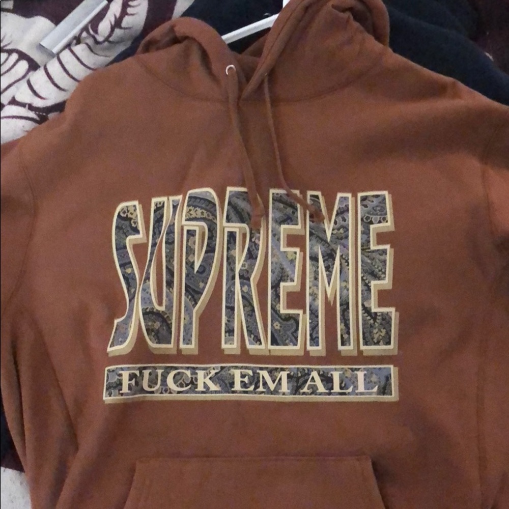 Supreme f em all hoodie